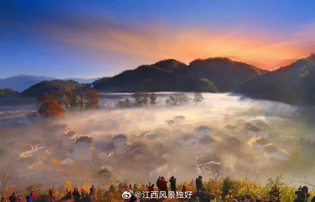 庐山鄱阳湖畔,古装演员演绎江西山水情